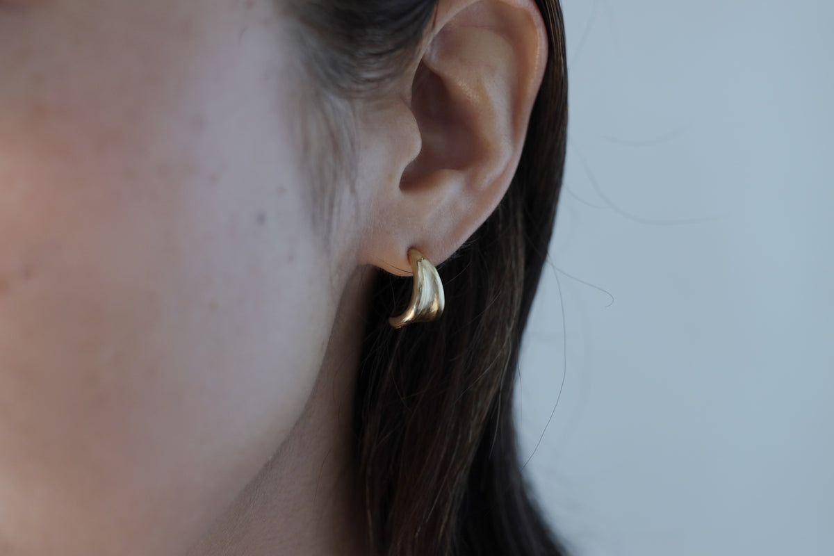 Meguri — Brass Earrings