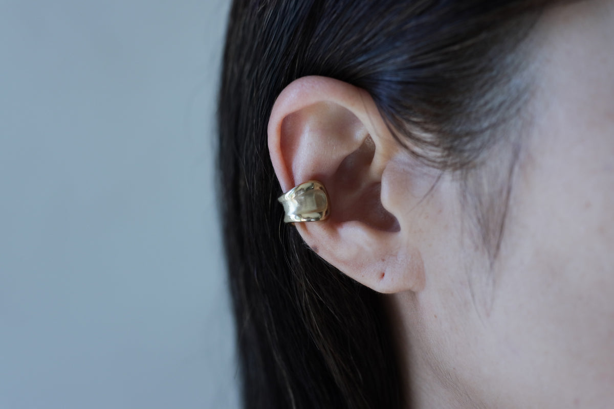 Meguri — Brass Ear Cuff