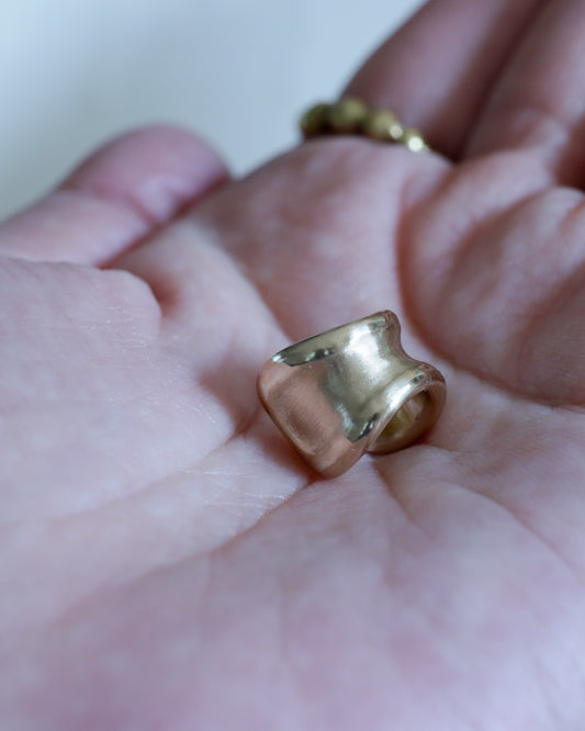Meguri — Brass Ear Cuff