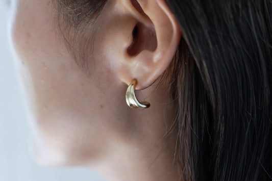 Meguri — Brass Earrings