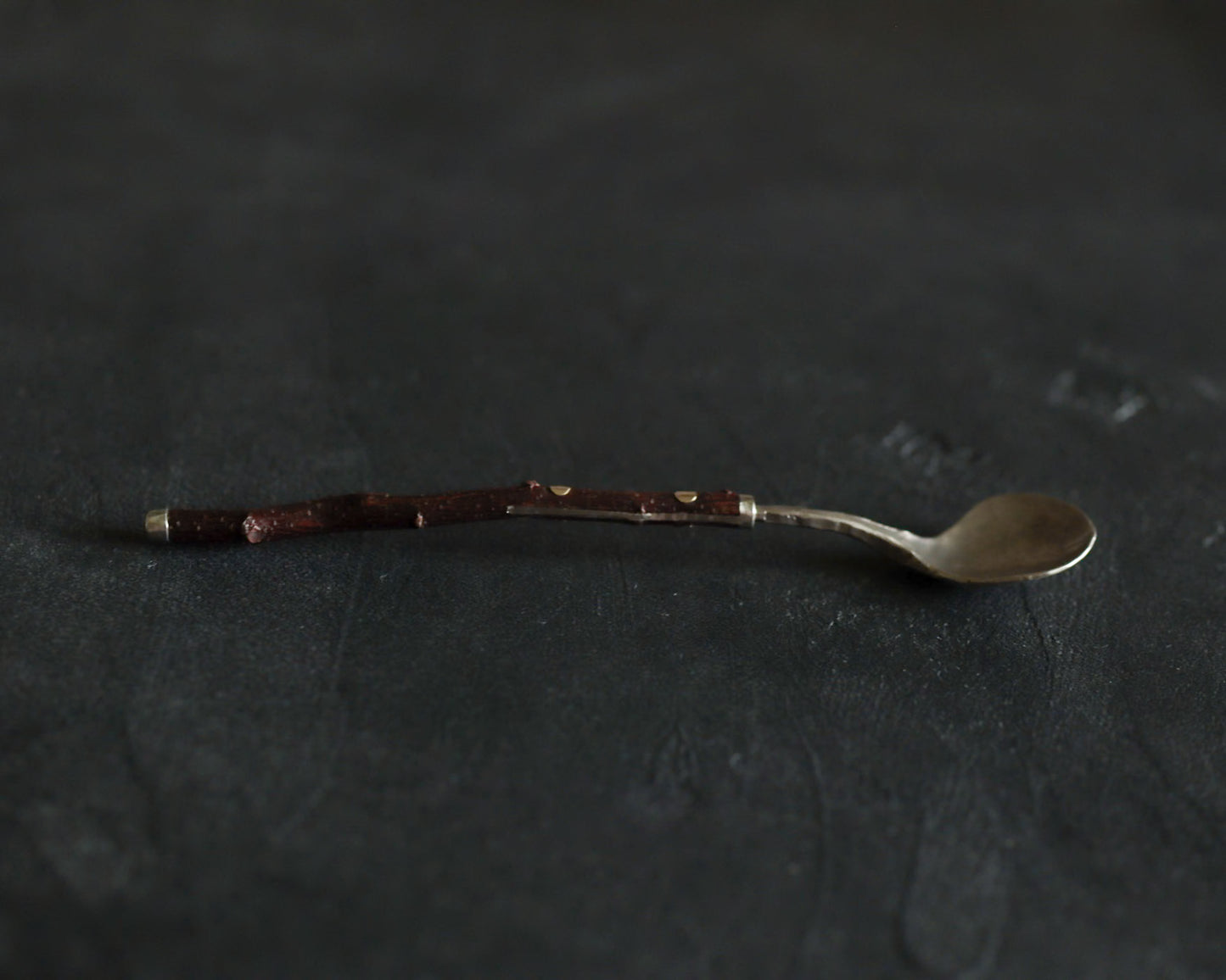 Harmony | Nickel silver and branch spoon #009