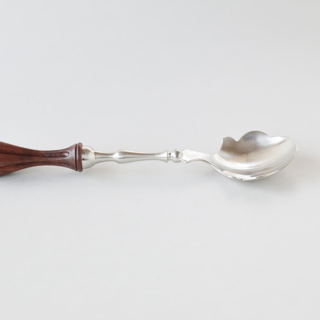 クラウン・スプーン　＃017｜ブラックウォールナット×洋白