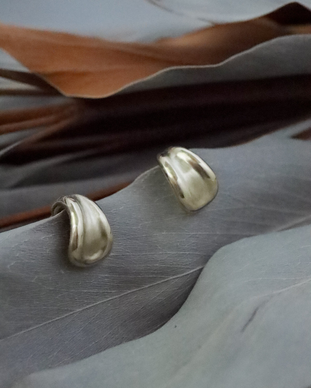 Meguri — Brass Earrings